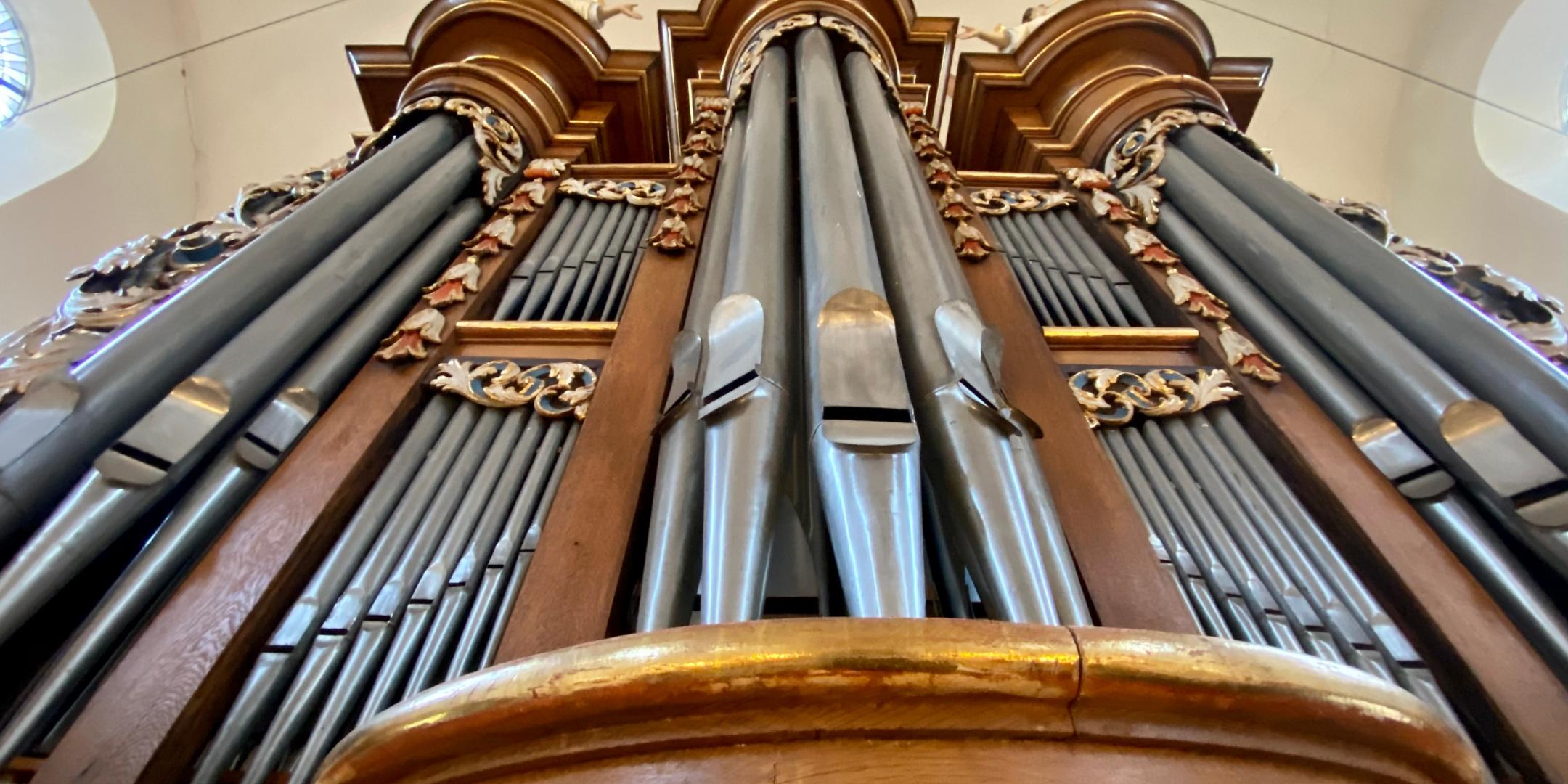 Die rekonstruierte König-Orgel (2005) in Rachtig