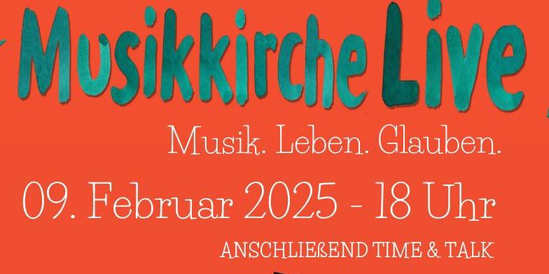 Plakat Musikkirche Live - St. Anna Morbach