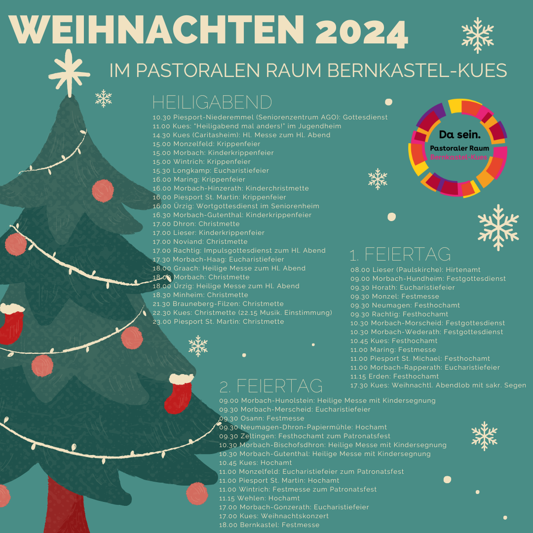 Weihnachtsgottesdienste 2024