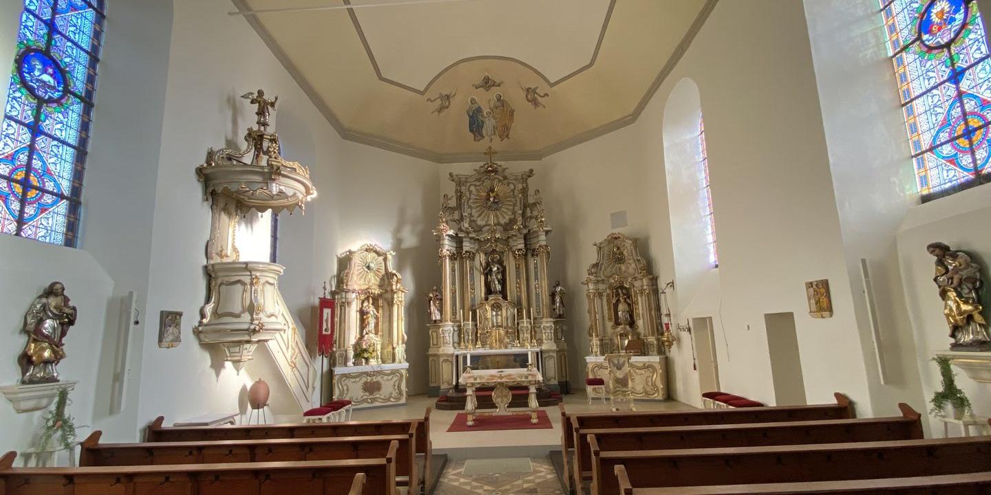 St. Peter in Osann nach der Innenrenovierung