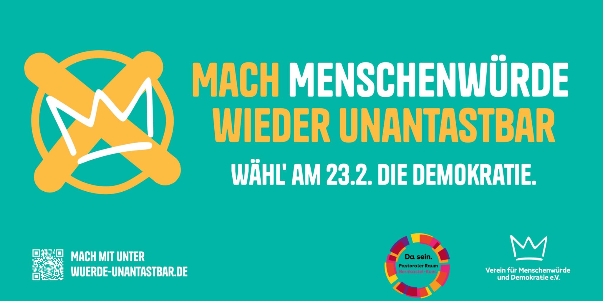 20250127 Mach Menschenwürde wieder unantastbar